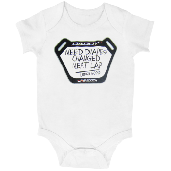 Smooth Industries 100% Cotton Romper 1 Piece "Daddys Pit Board"